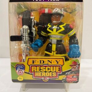 Fisher-Price Rescue Heroes FDNY Figure - Manny Hattan - New in Box